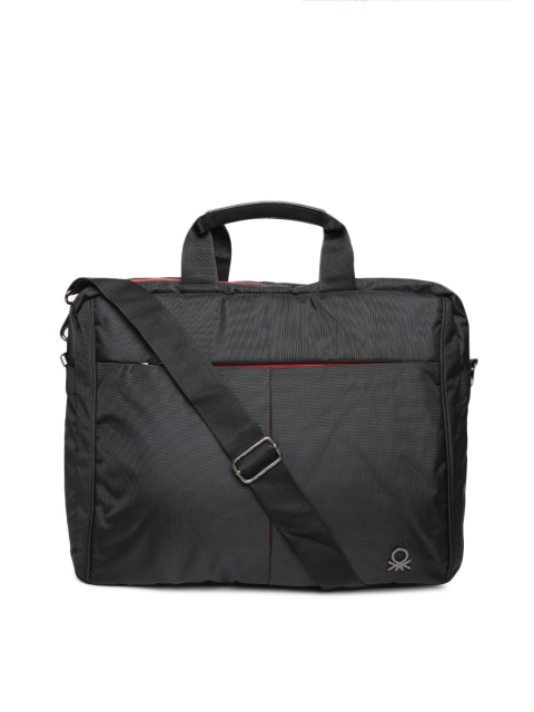 

United Colors of Benetton Men Black Laptop Bag