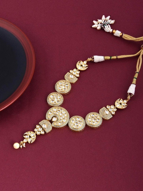 

Tistabene Gold-Toned & Plated Enamelled Designer Necklace Set