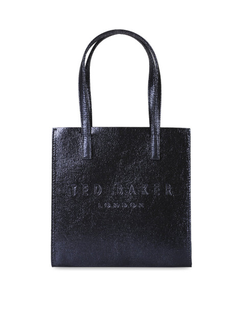 

Ted Baker Blue Textured Leather Shopper Shoulder Bag with Quilted