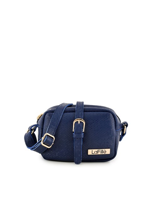 

LaFille Blue Structured Sling Bag