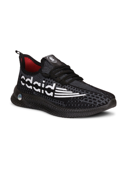 

Columbus Men Black Printed Running Shoe