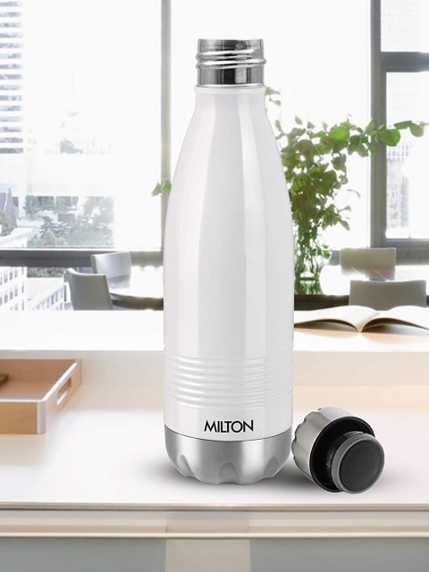

Milton White Stainless Steel Water Bottle 350 ML