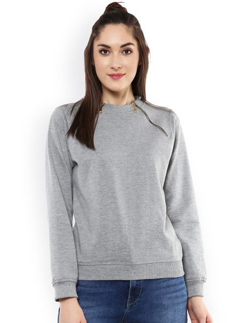 

SASSAFRAS Grey Fleece Sweatshirt