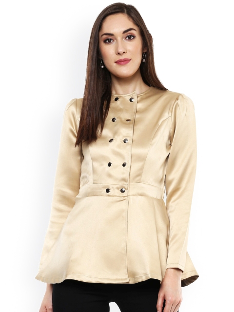 

SASSAFRAS Beige Peplum Jacket