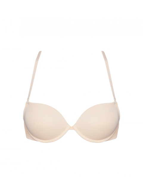 

YAMAMAY Beige Bra Underwired Heavily Balconette Padded