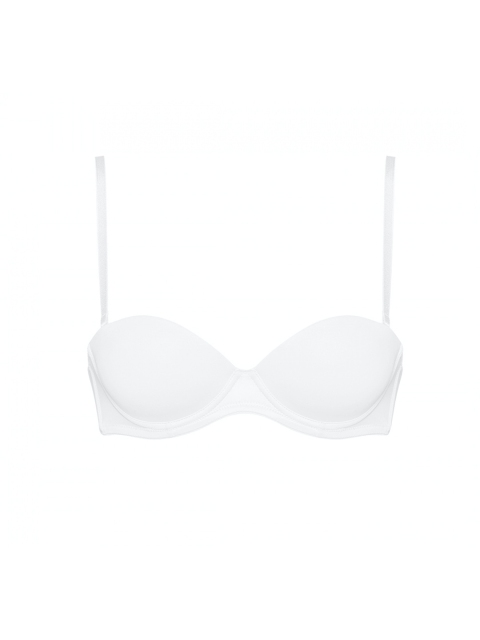 

YAMAMAY White Underwired Heavily Padded Balconette Bra