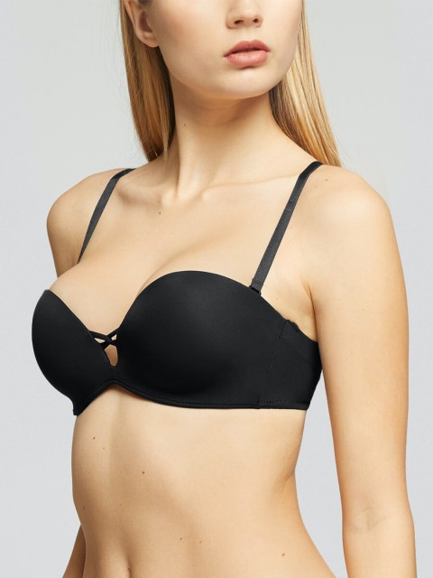 

YAMAMAY Black Bra Underwired Heavily Padded