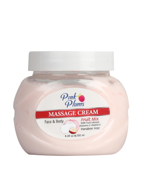 

Pink Plums Fruit Mix Paraben Free Face & Body Massage Cream - 250 ml