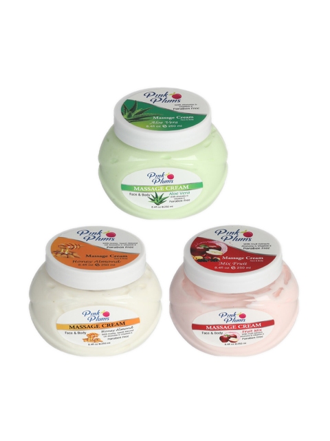 

Pink Plums Paraben Free Aloe Vera Fruit Mix Honey Almond Facial Kit 750 ml, Green