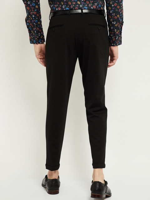 

max Men Black Trousers