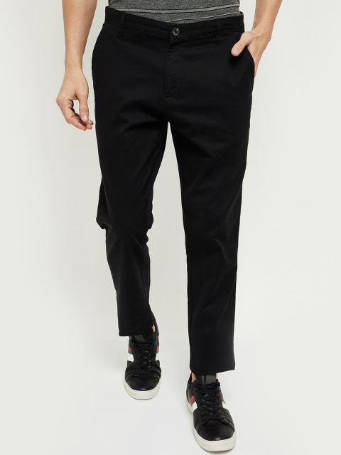 

max Men Black Trousers