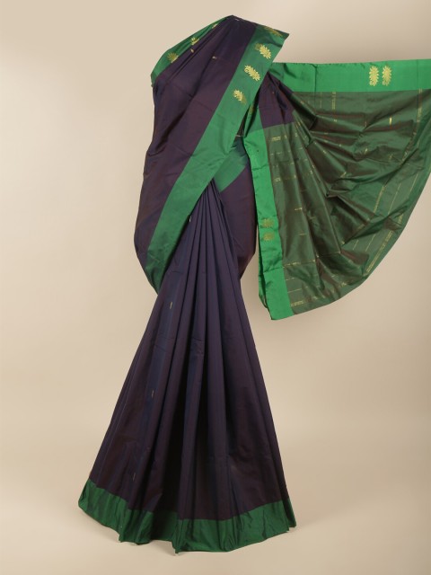 

Pothys Purple & Green Woven Design Zari Art Silk Saree