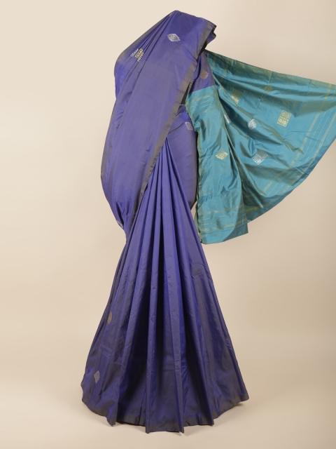 

Pothys Violet Woven Design Art Silk Saree