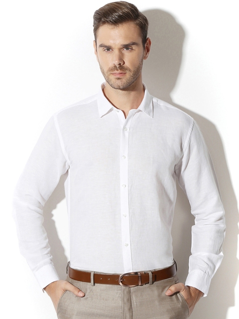 

V Dot by Van Heusen Men White Contemporary Fit Formal Shirt