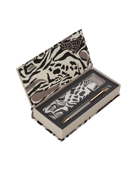 

Ted Baker Cream Printed Pen Pouch