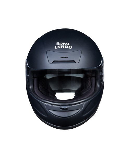 

Royal Enfield Unisex Black & White Open Face Peak Helmet