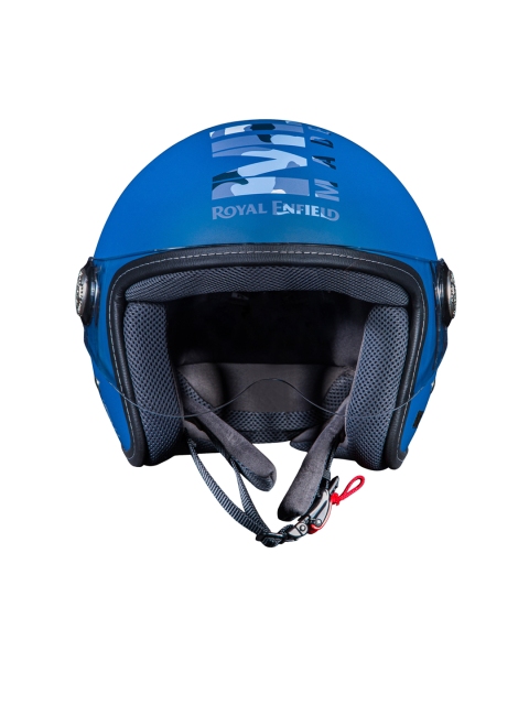 

Royal Enfield Unisex Blue Open Face MLG Helmet