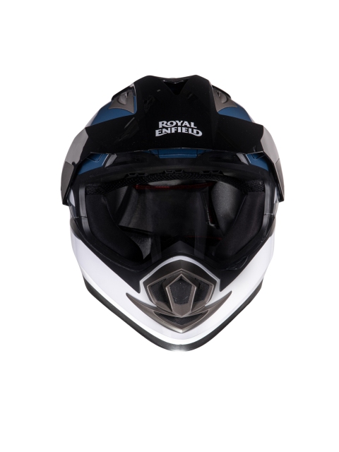

Royal Enfield Blue & Black Full Face Escapade Stripe Full Face Helmet