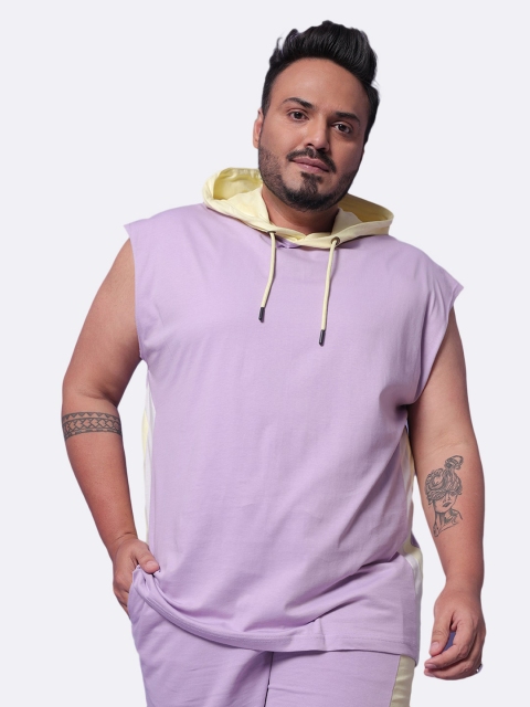 

Bewakoof Men Purple Hooded Sweatshirt