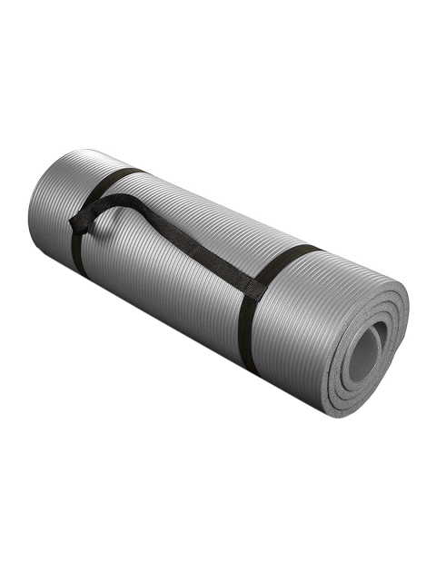

SASIMO Grey Solid Anti-Slip Yoga Mat