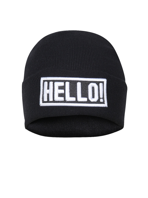 

FabSeasons Unisex Black Beanie