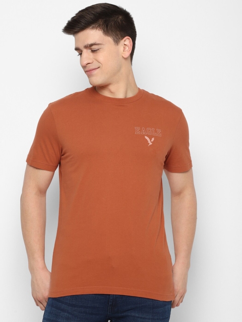 

AMERICAN EAGLE OUTFITTERS Men Orange T-shirt