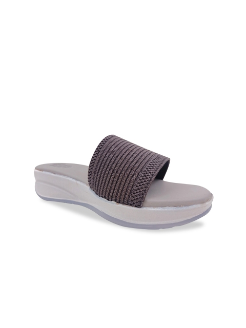 

FEEL FEET Women Grey Comfort Sandals