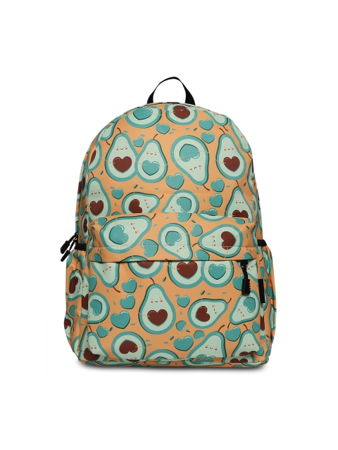 

SATCHEL Women Yellow & Green Avacado Printed Backpack