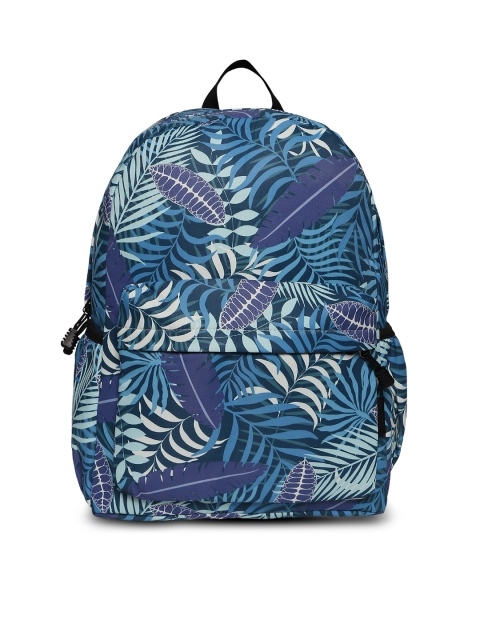 

SATCHEL Women Blue & Green Graphic Backpack