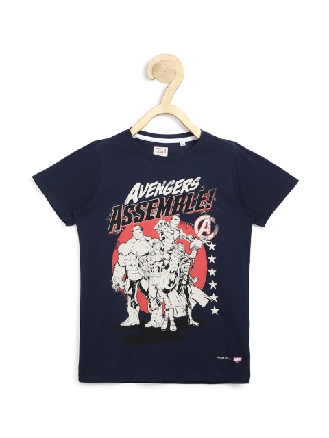 

Allen Solly Junior Boys Navy Blue Printed T-shirt