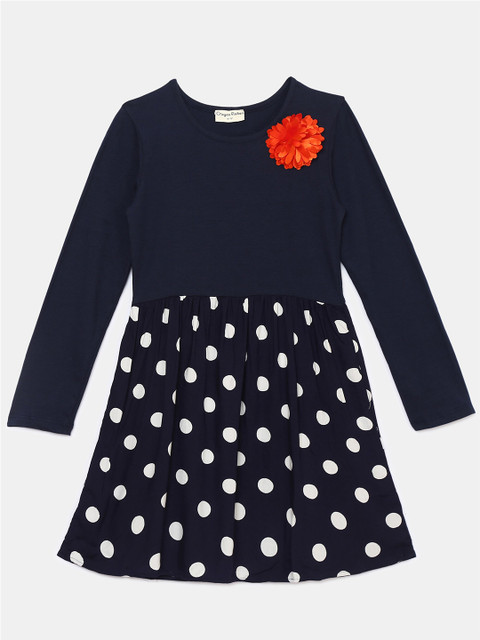 

Hopscotch Blue A-Line Dress