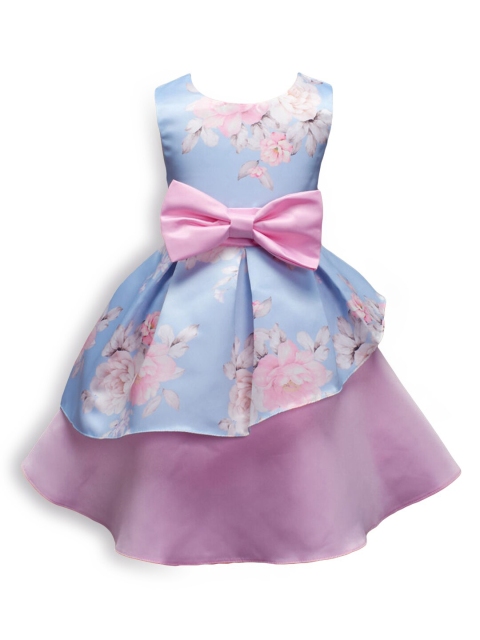 

Hopscotch Pink & Blue Floral Chiffon Dress