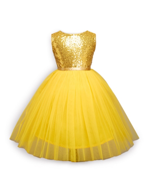 

Hopscotch Yellow Chiffon Dress