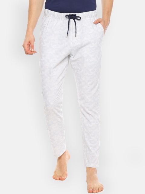 

Louis Philippe Jeans Men Grey Printed Cotton Lounge Pants
