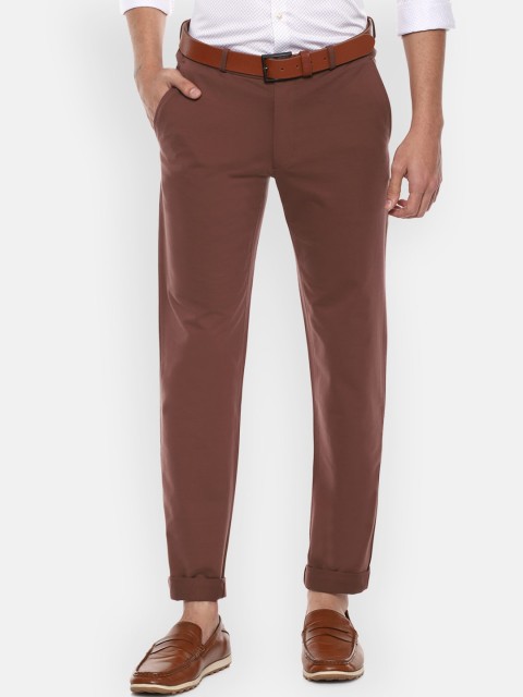 

Louis Philippe Sport Men Maroon Slim Fit Chinos Trousers