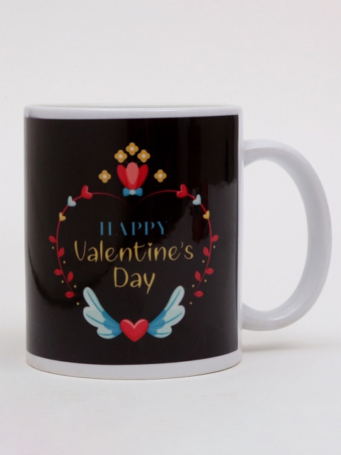 

Ferns N Petals Black & Red Text or Slogans Printed Ceramic Glossy Mug