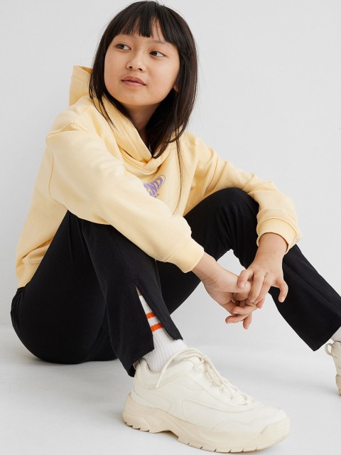 

H&M Girls Black & Yellow 2-piece set