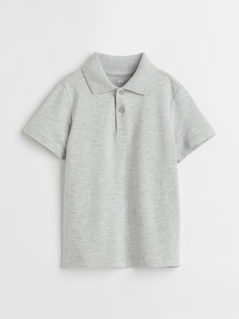 

H&M Boys Grey Cotton Polo Shirt