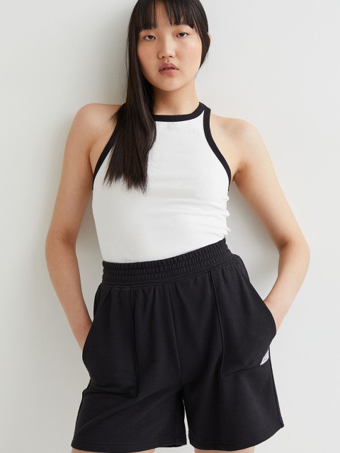 

H&M Women White Cotton Vest Top
