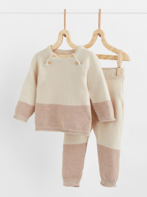 

H&M Girls Pack Of 2 White Pure Cotton Set