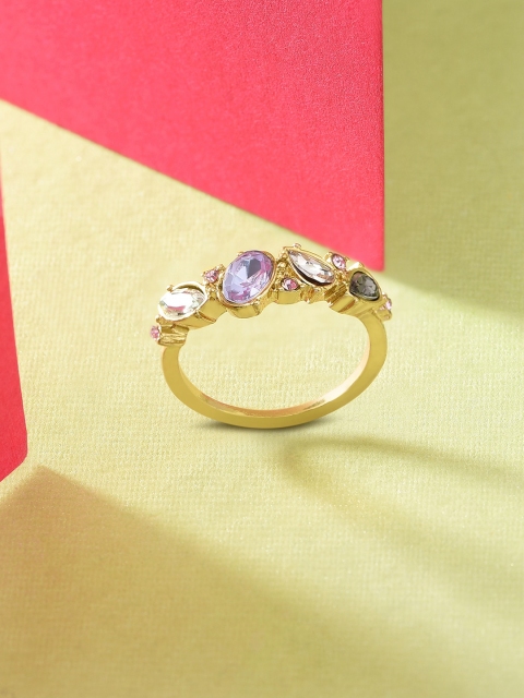 

Accessorize Women Gold-Toned Pastel Pop Eclectic Stones Ring