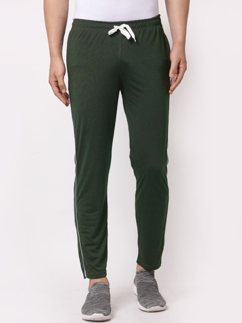 

KLOTTHE Men Green Solid Track Pants