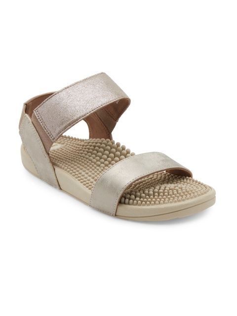 

Kenkoh Women Beige Open Toe Back Strap Flats