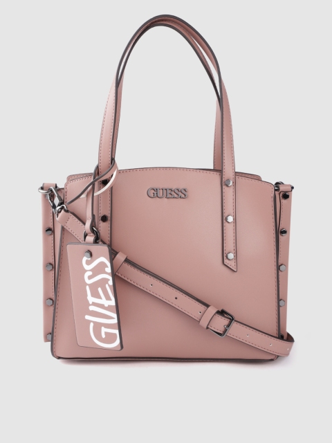 

GUESS Dusty Pink Solid Handheld Bag