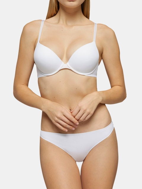 

YAMAMAY White Underwired Heavily Padded Pushup Bra