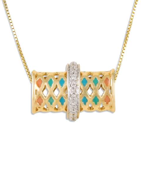 

Mia by Tanishq 14-Karat Gold Precious Pendant with Diamonds