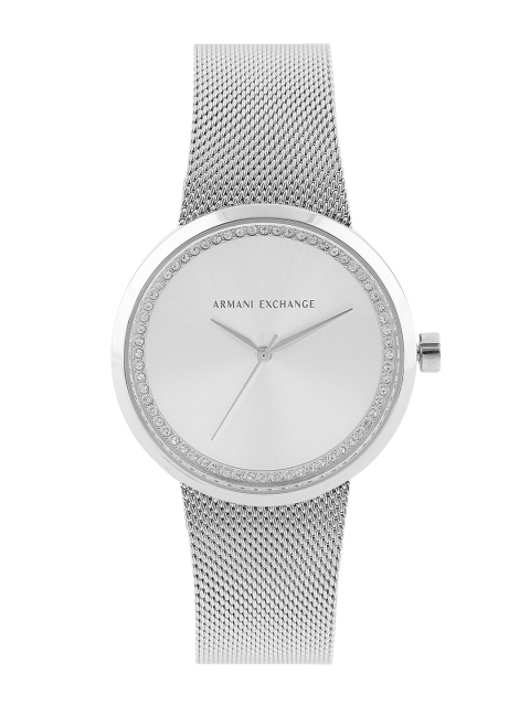 

Armani Exchange Women Silver-Toned Dial Watch AX4501I
