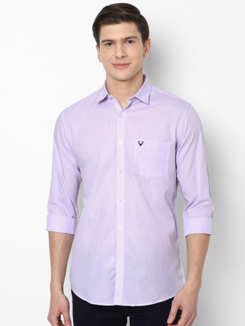 

Allen Solly Men Purple Slim Fit Casual Shirt