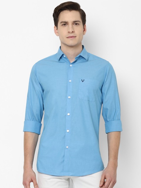 

Allen Solly Men Blue Slim Fit Casual Shirt