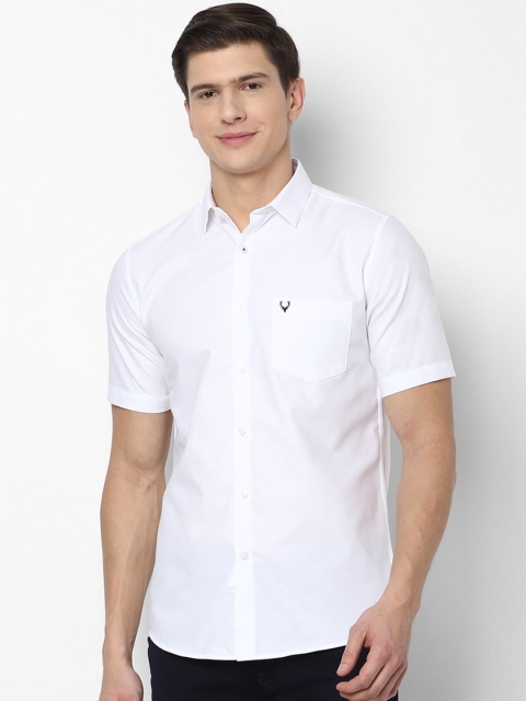

Allen Solly Men White Slim Fit Casual Shirt